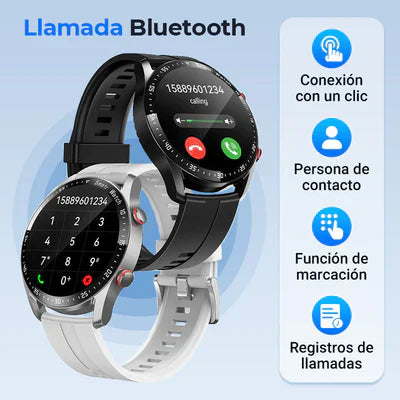 ⌚🔥 COMPRA 1 LLÉVATE 2 - Smartwatch Deportivo Control Salud + AIRPODS REGALO⌚🔥HASTA HOY 23:59!!!