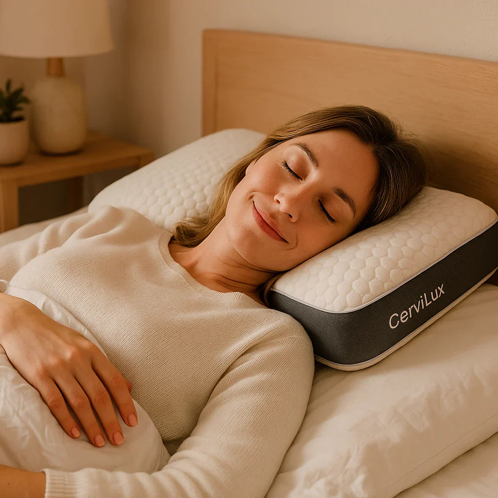 PAGA 1 y LLEVASE 4 - Almohada CerviLux™ G - Redescubre el placer de despertar sin dolores