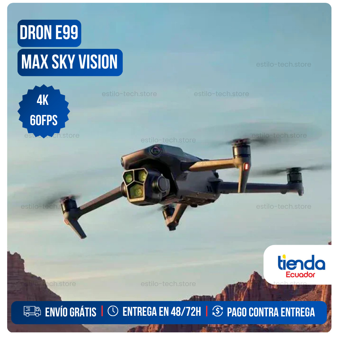 Dron Max Sky Vision 4K + HELICES DE REPUESTO EXTRA