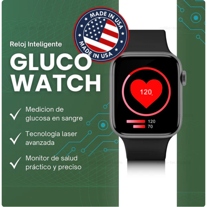 GLUCOWATCH INTELIGENTE + 7 Manillas Regalo 🎁 - ENVÍO GRATIS