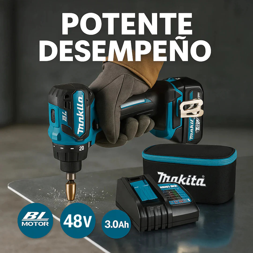 [2X1 OFERTA NAVIDAD] - KIT TALADRO INALÁMBRICO y IMPACTO + 26 ACCESORIOS TT + 2 BATERIAS REGALO