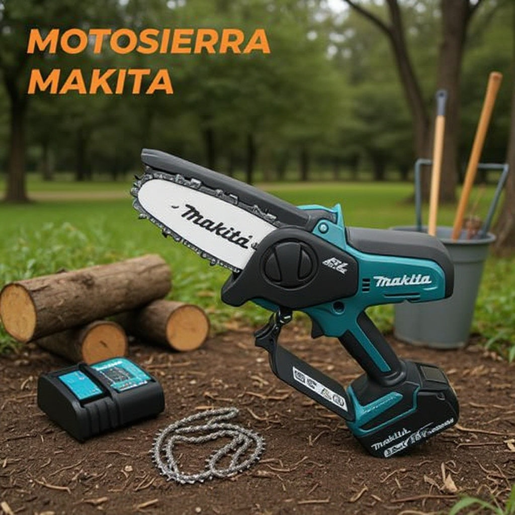 Motosierra Alemana MOTOCORTE Batería Recargable + Accesorios TT SOLO HOY HASTA 23:59!!!
