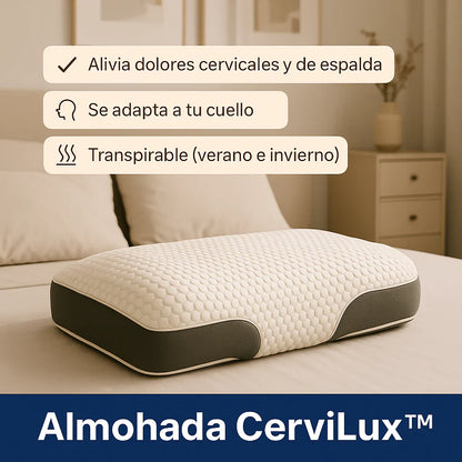 PAGA 1 y LLEVASE 4 - Almohada CerviLux™ G - Redescubre el placer de despertar sin dolores
